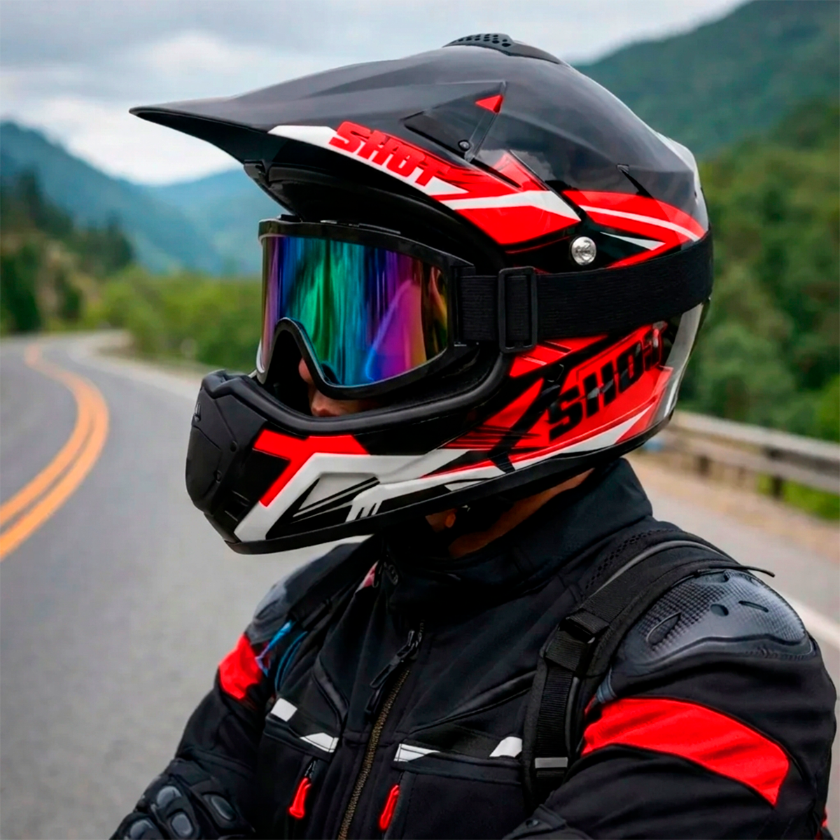 Gafas Motocross Anti Fluido 2058
